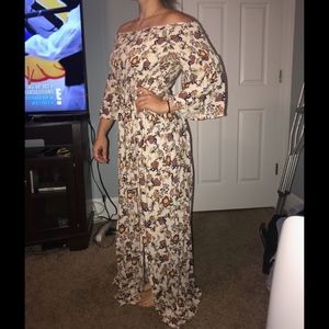 Off the Shoulder Maxi dress for Fall